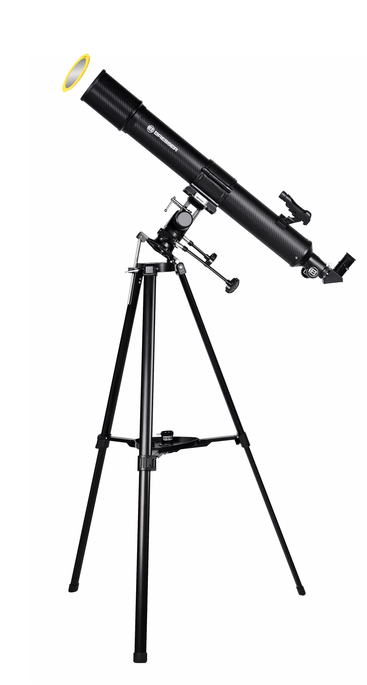 Lunette Bresser Taurus 90/900 MPM sur sa monture et son trépied en aluminium