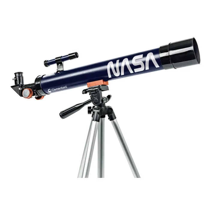 Télescope NASA Clementoni bleu marine avec chercheur et trépied en aluminium