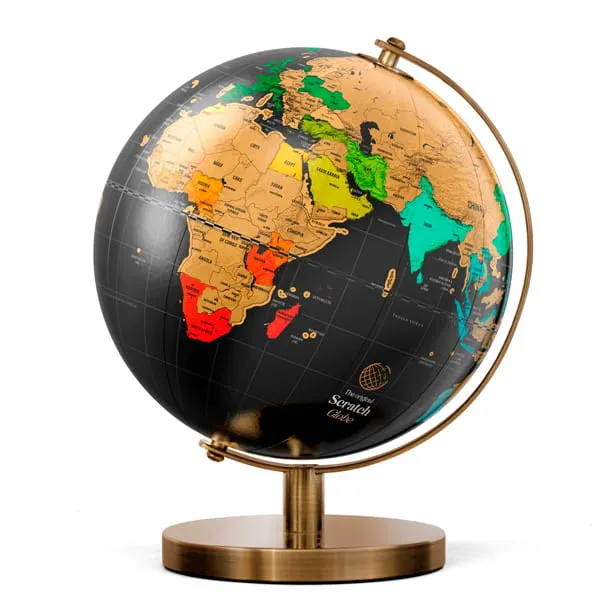Globe terrestre à gratter de Nature & Découvertes