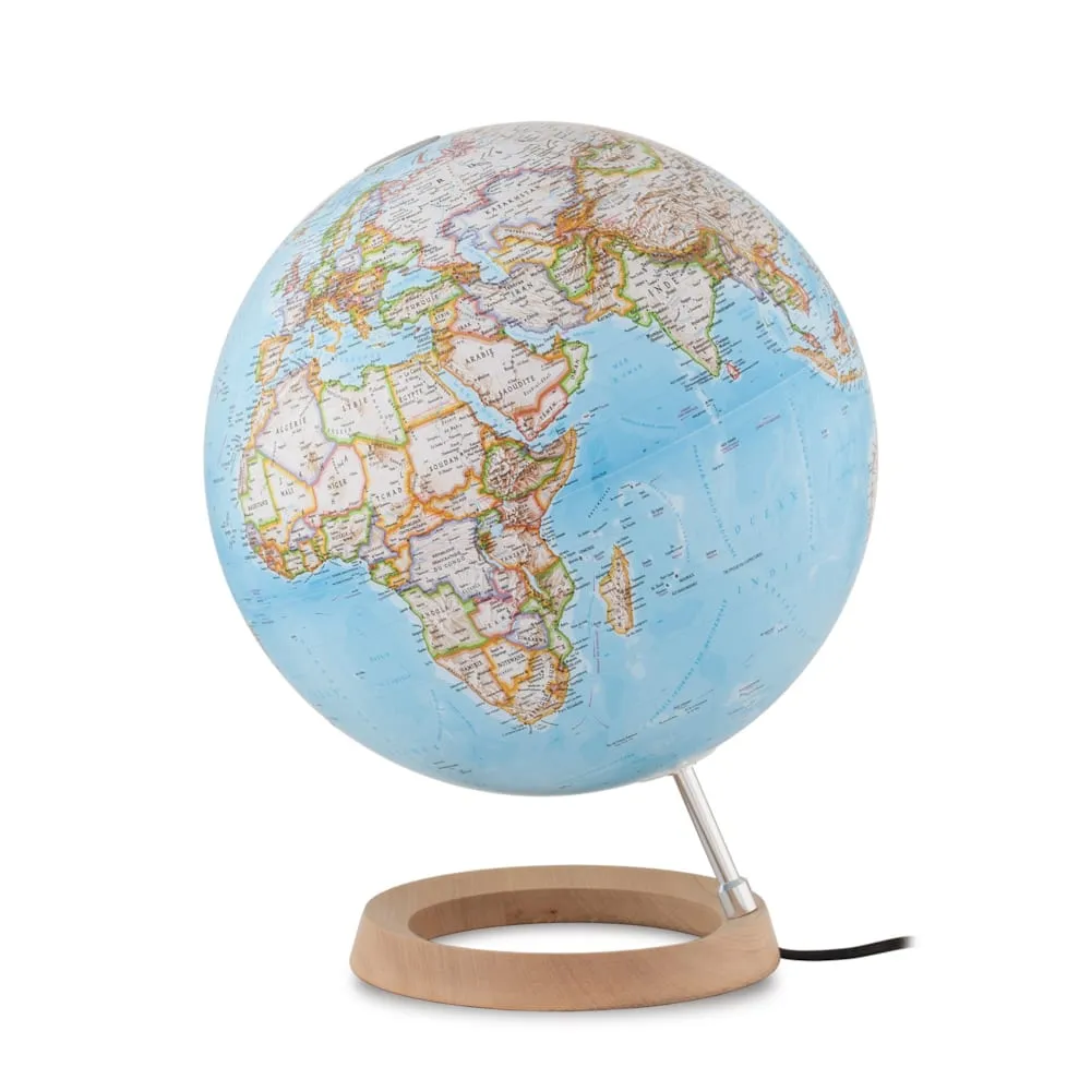 Globe National Geographic bleu lumineux de 30 cm
