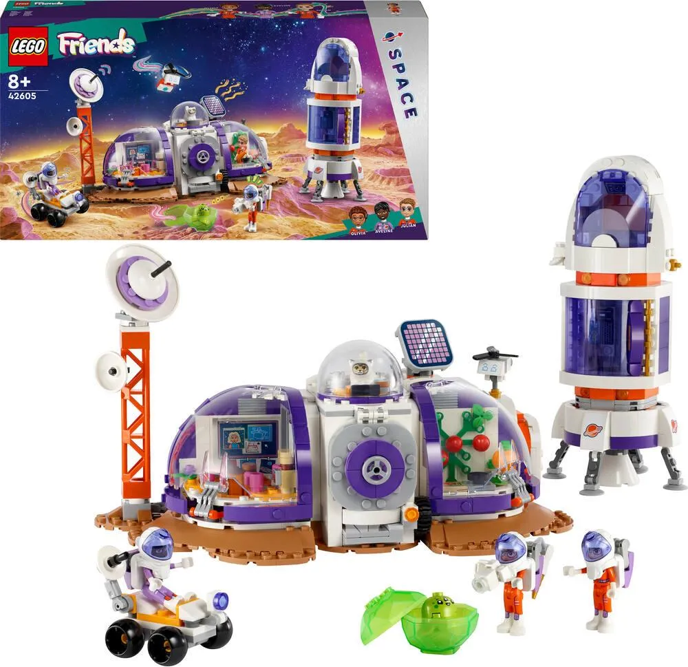 LEGO Friends La station spatiale martienne et la fusée 42605