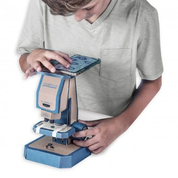 Microscope Carson Optigami monté, vue complémentaire