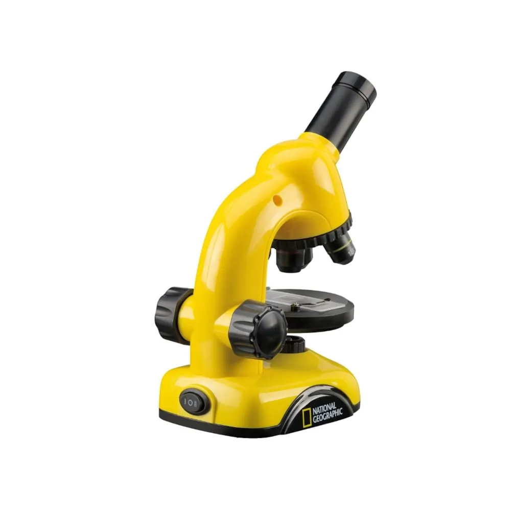 Microscope National Geographic vu sous un autre angle avec ses accessoires